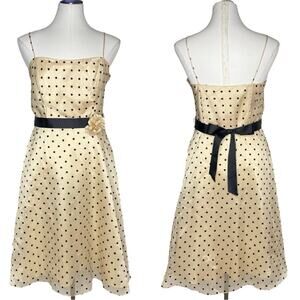 Betsy and Adam Polka Dot Formal Dress